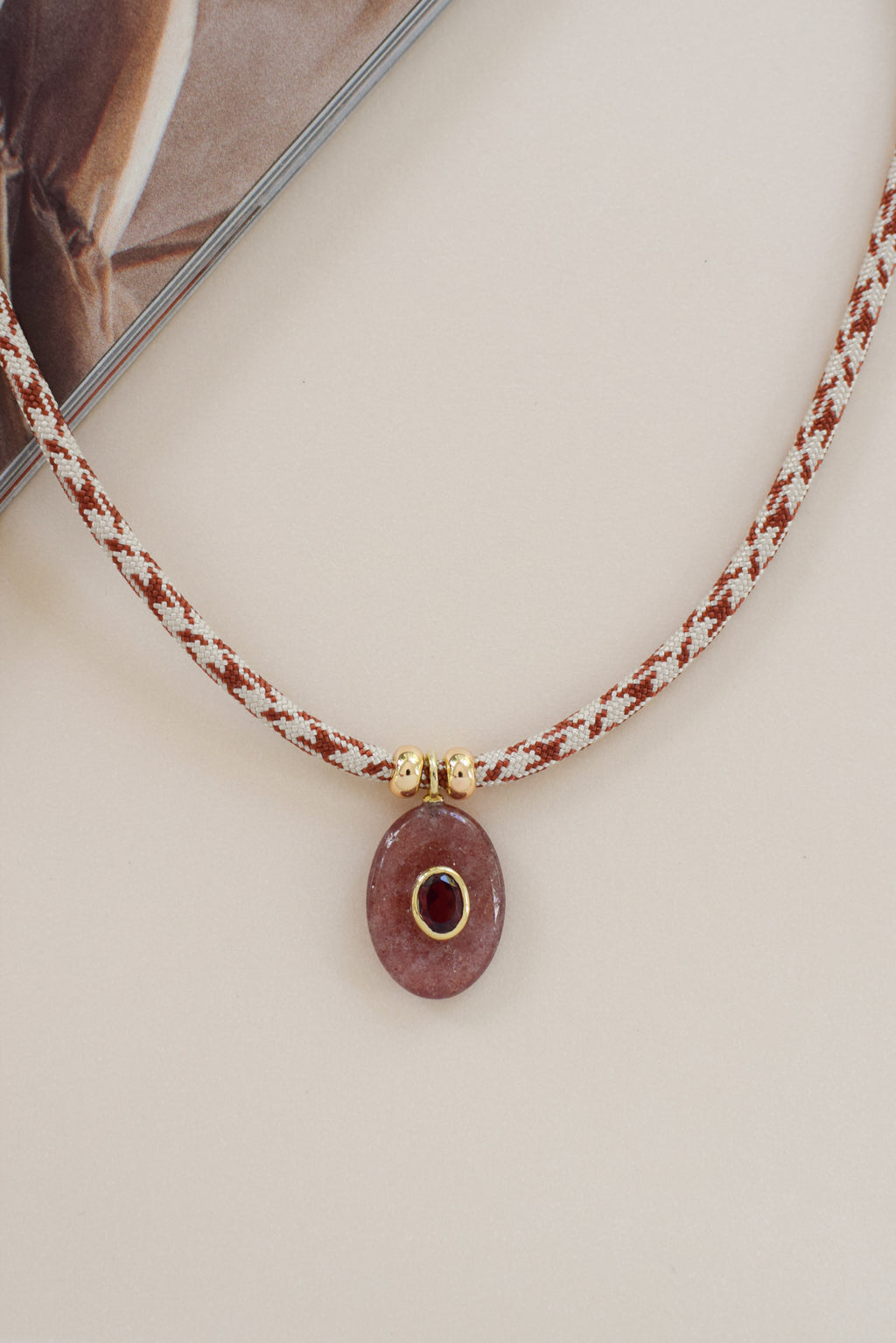 Luxe POWER Cord / STRAWBERRY QUARTZ [DROP NO. 2]