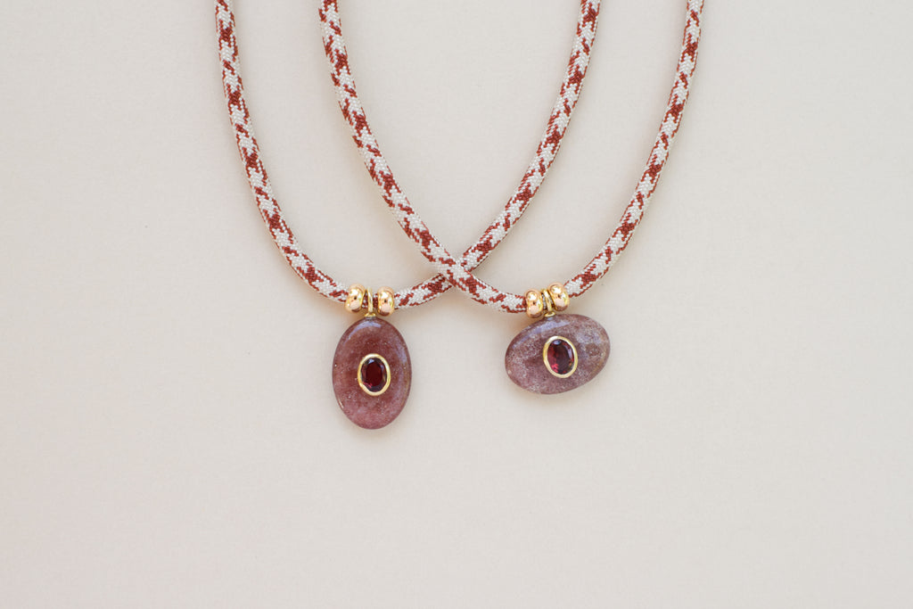 Luxe POWER Cord / STRAWBERRY QUARTZ [DROP NO. 2]