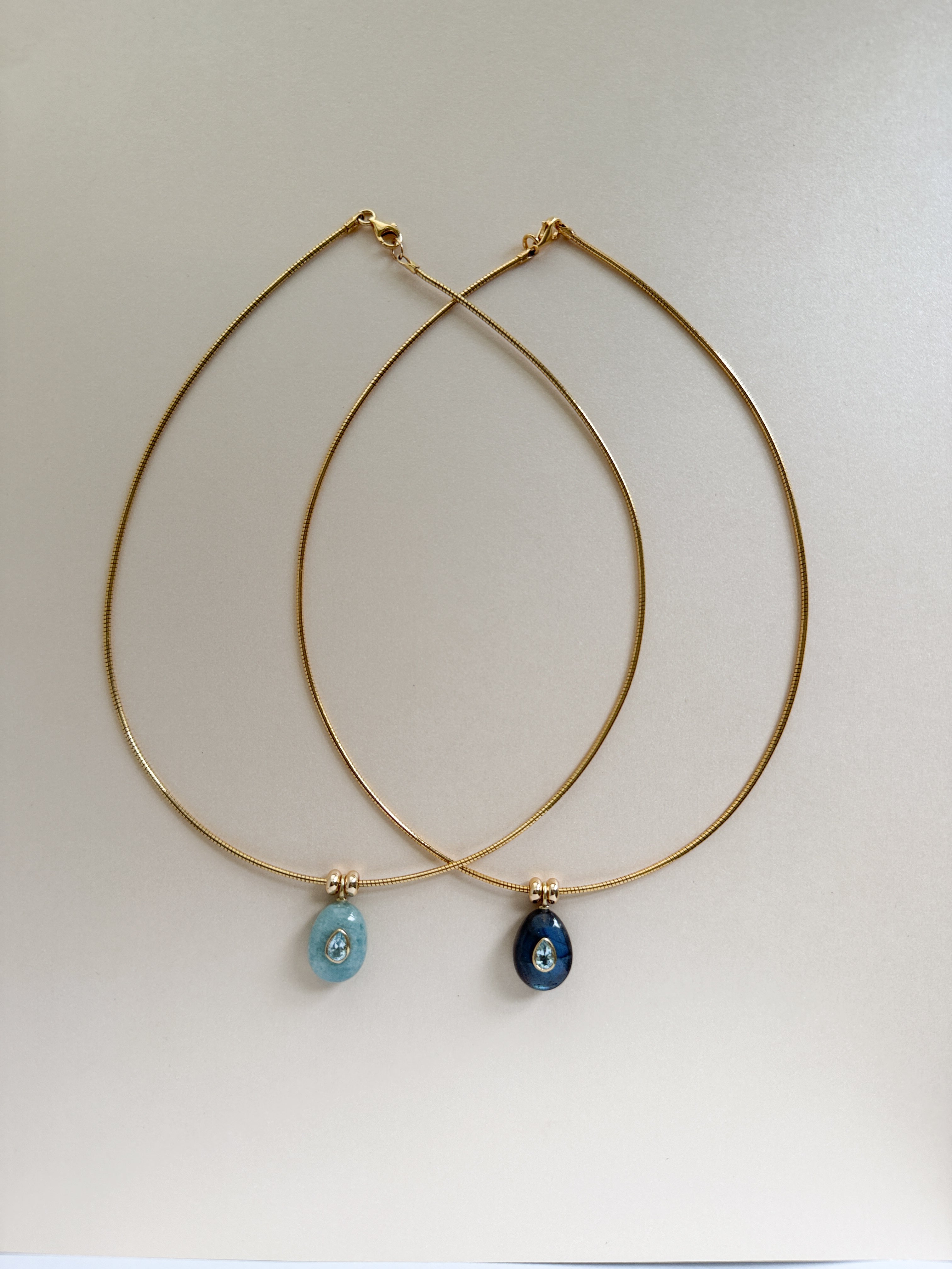 OMEGA DROP NECKLACE