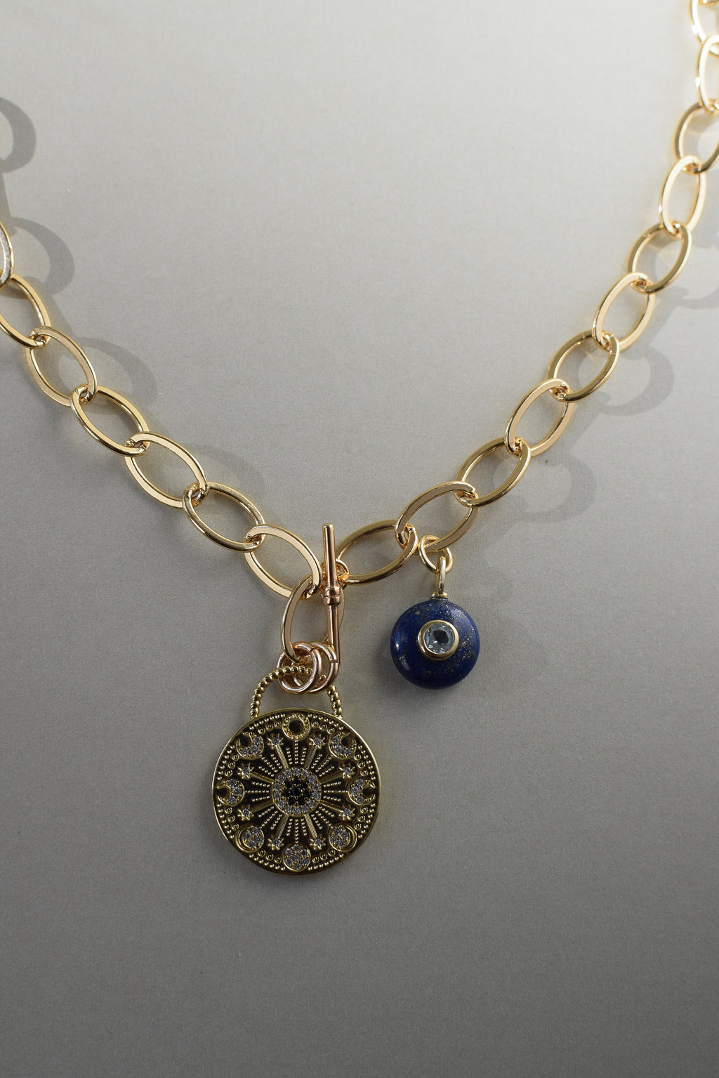 Lunar Medallion Necklace