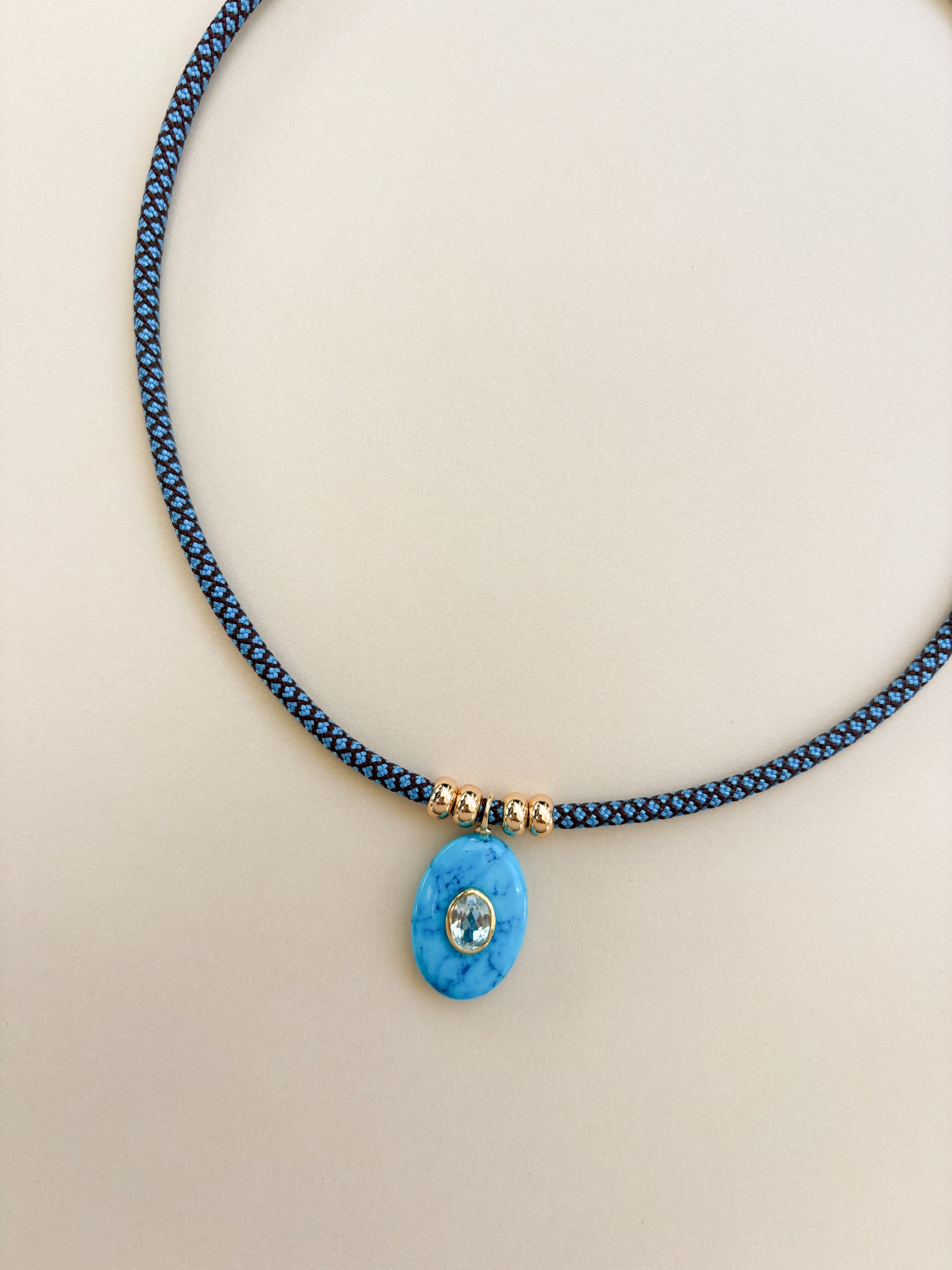 POWER Cord / BLUE HOWLITE