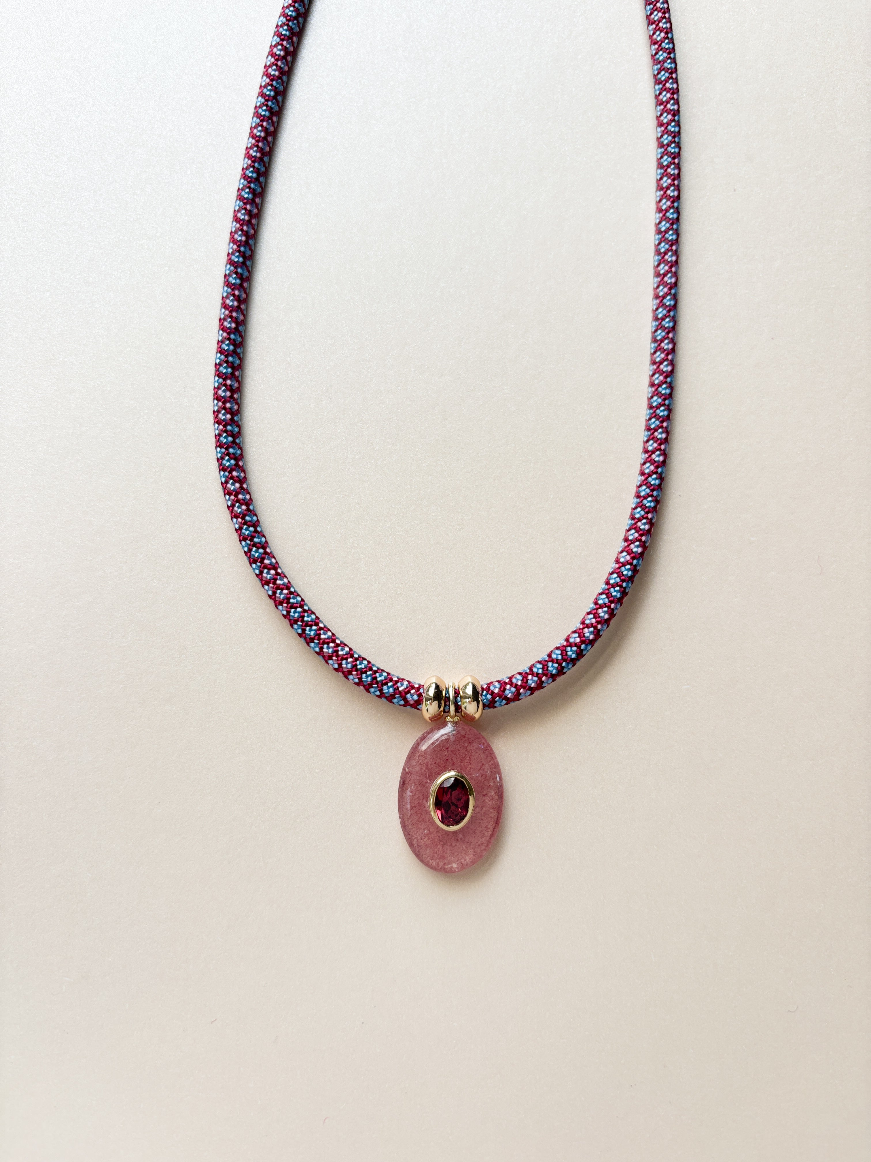 Luxe POWER Cord / STRAWBERRY QUARTZ