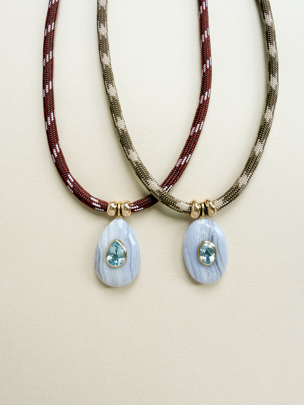 Luxe POWER Cord / Blue Lace Agate [DROP NO. 2]