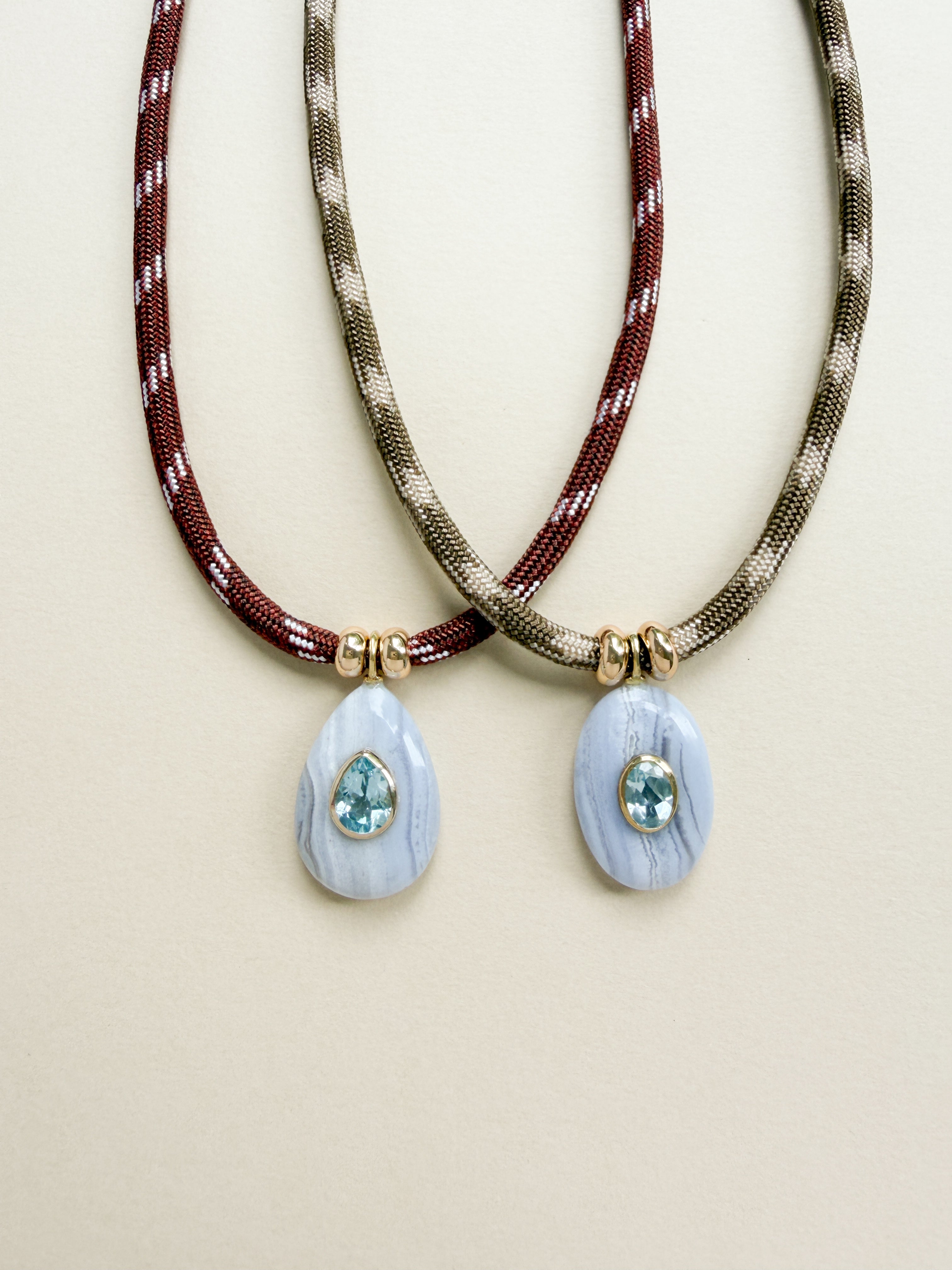 Luxe POWER Cord / Blue Lace Agate [DROP NO. 2]
