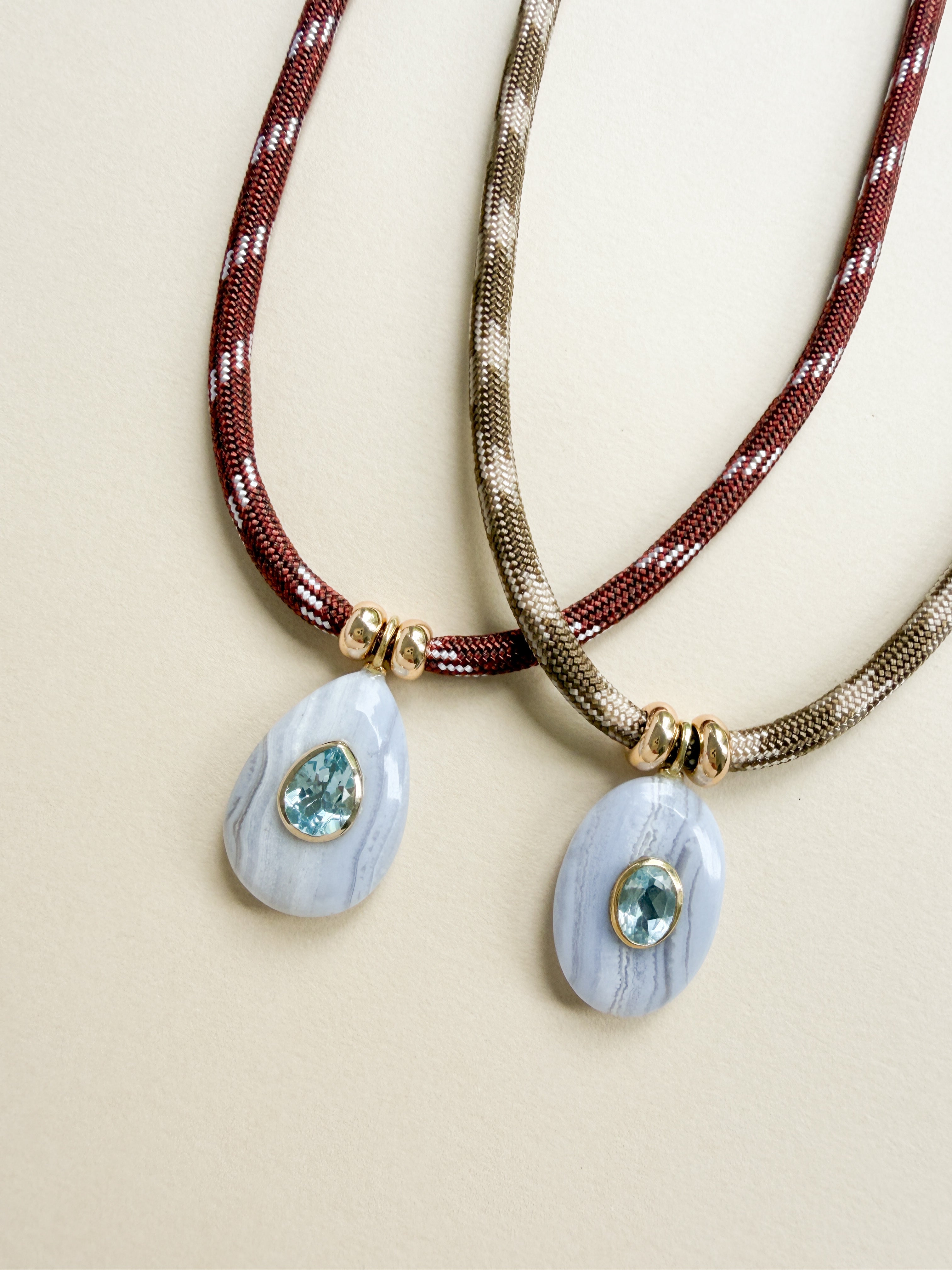 Luxe POWER Cord / Blue Lace Agate [DROP NO. 2]