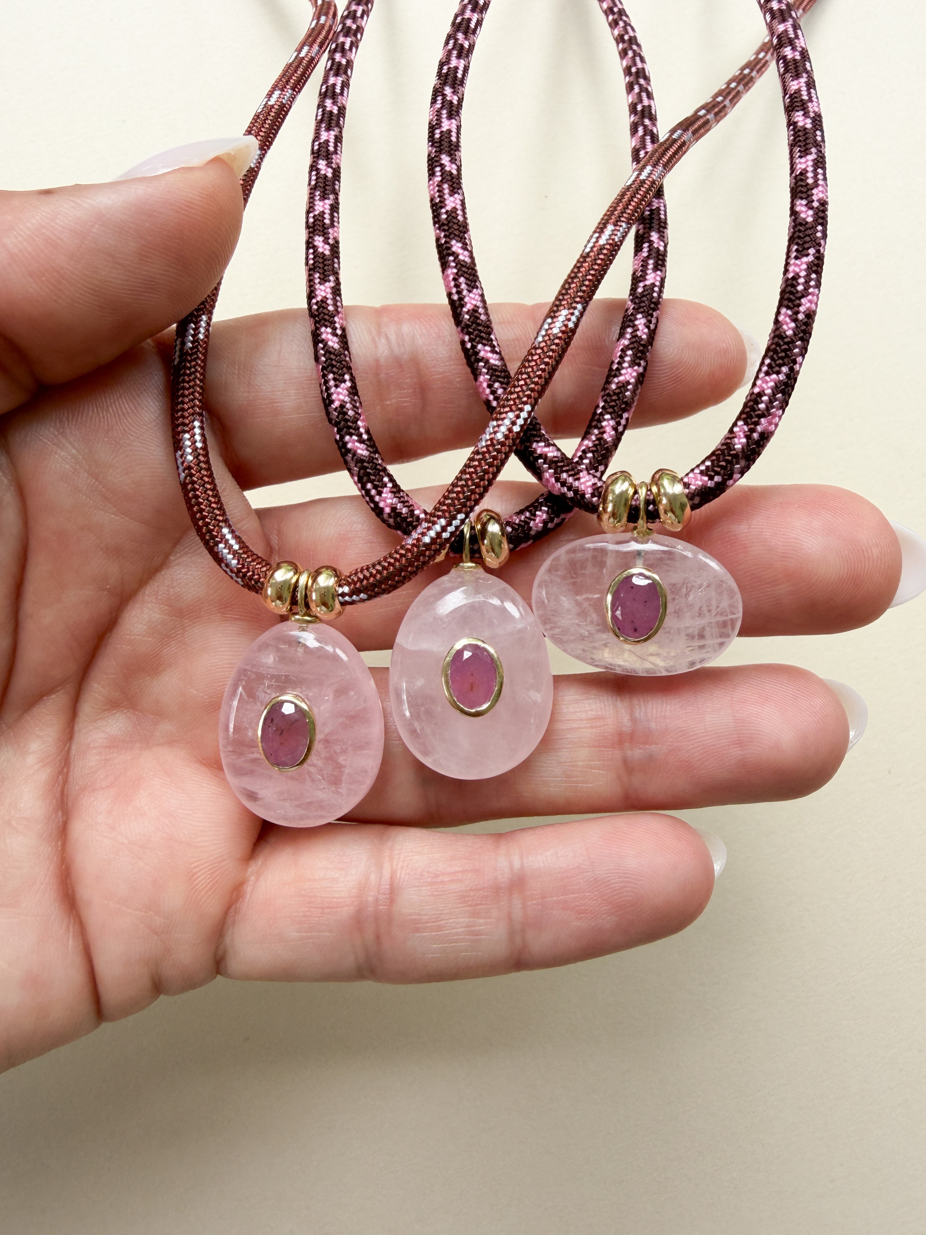 Luxe POWER Cord / ROSE QUARTZ [DROP NO. 2]