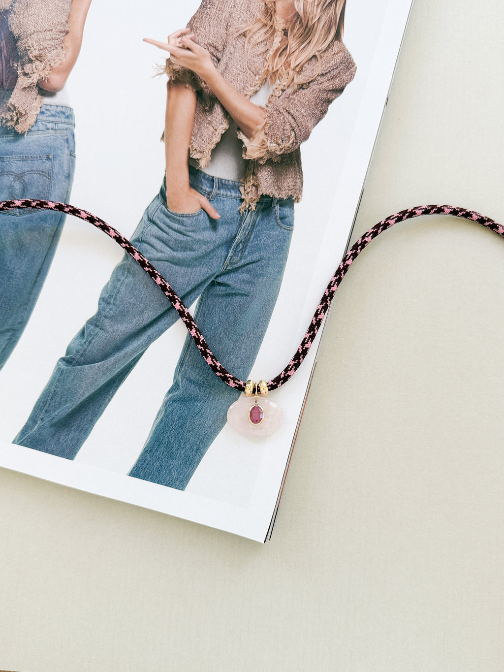 Luxe POWER Cord / ROSE QUARTZ [DROP NO. 2]