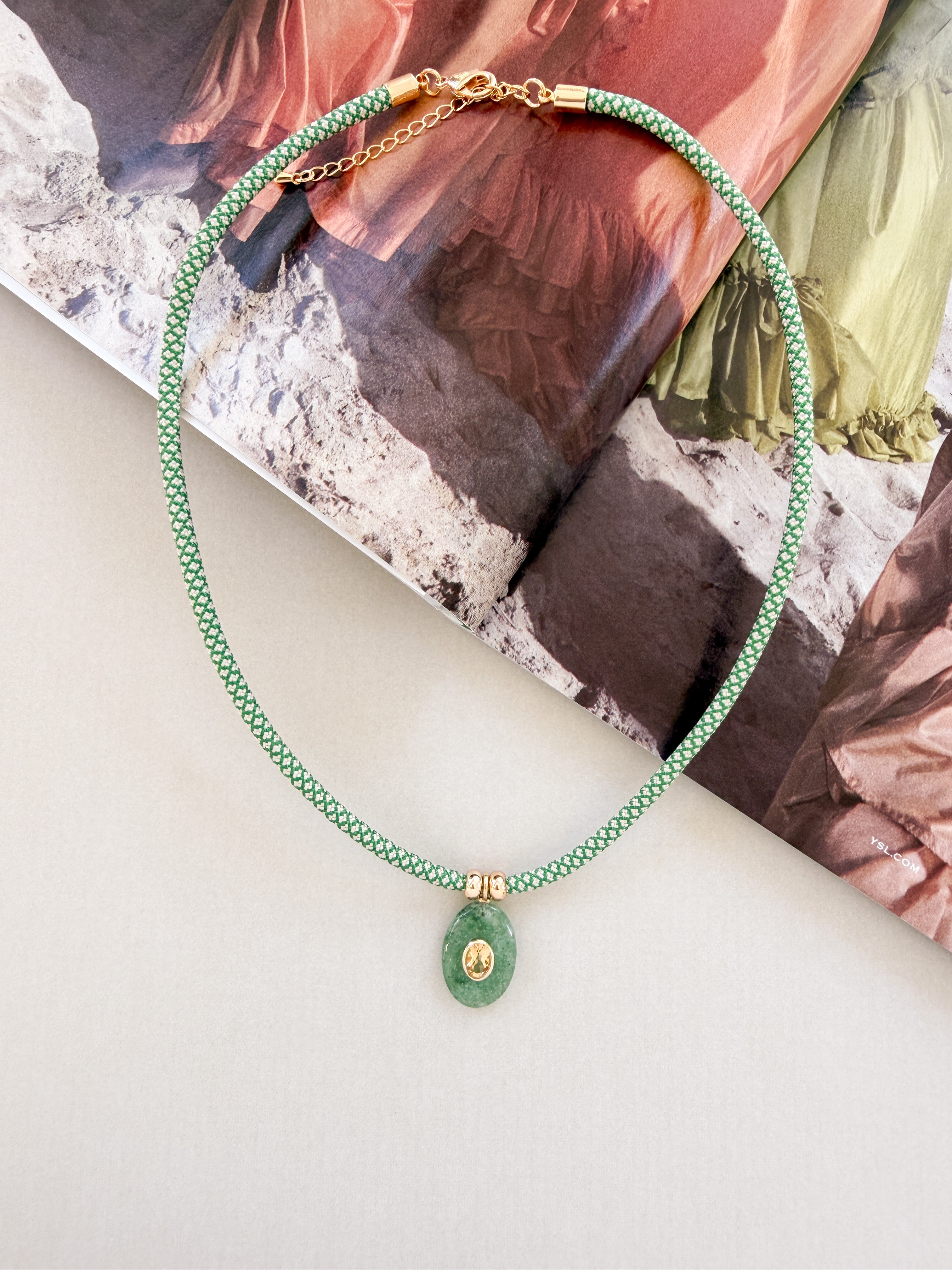 Luxe POWER Cord / GREEN AVENTURINE [DROP NO. 2]