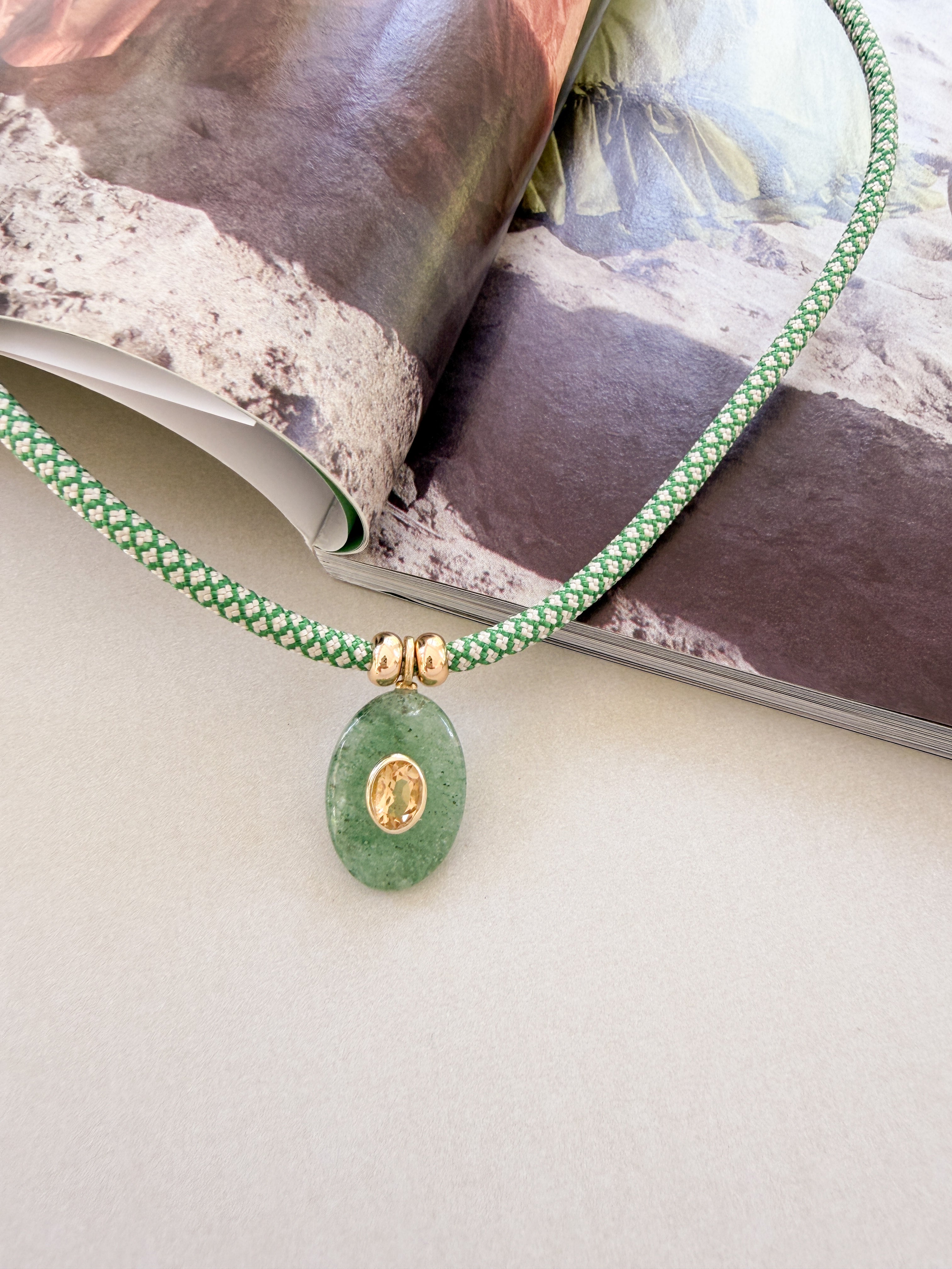 Luxe POWER Cord / GREEN AVENTURINE [DROP NO. 2]