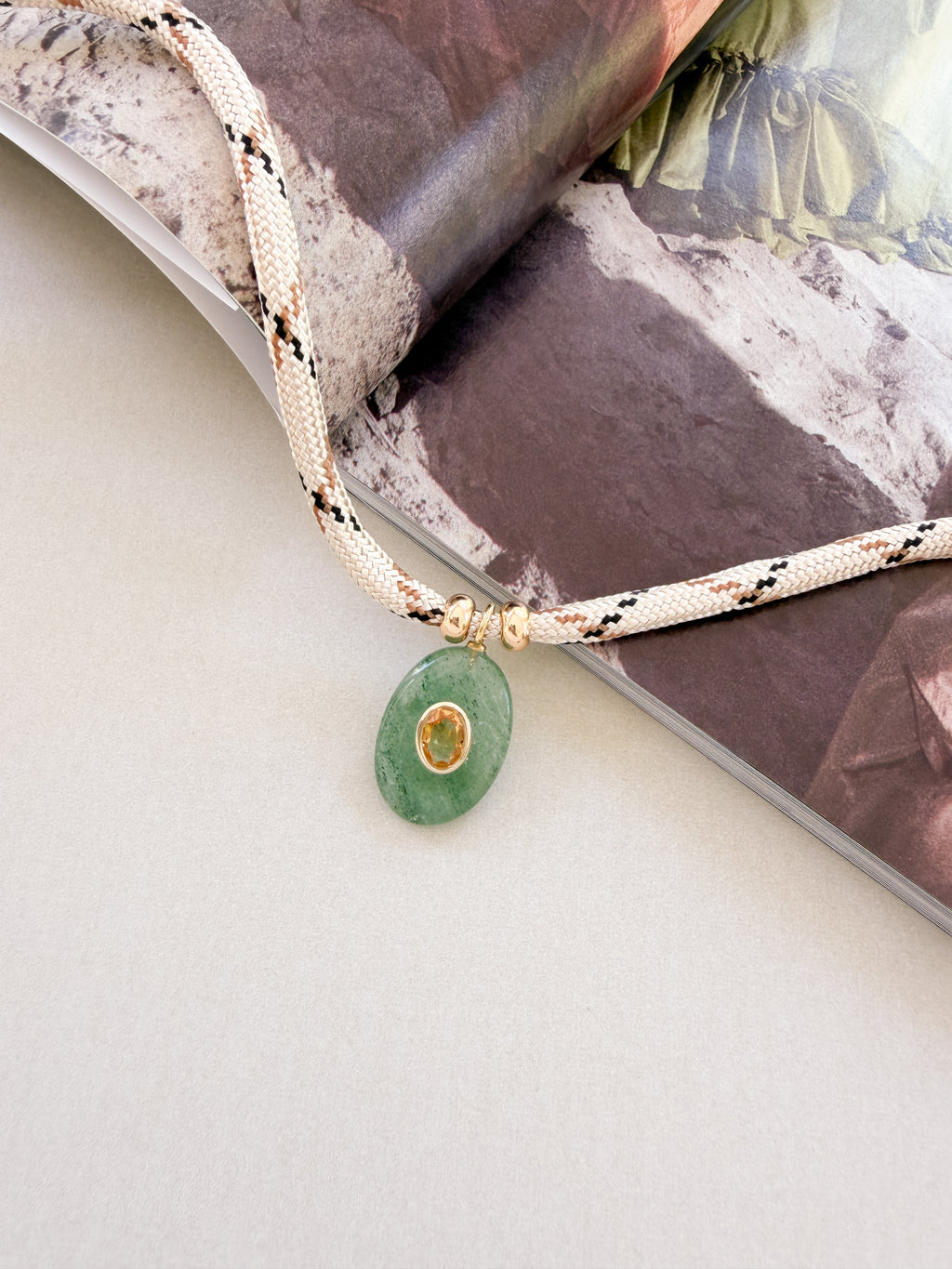 Luxe POWER Cord / GREEN AVENTURINE [DROP NO. 2]
