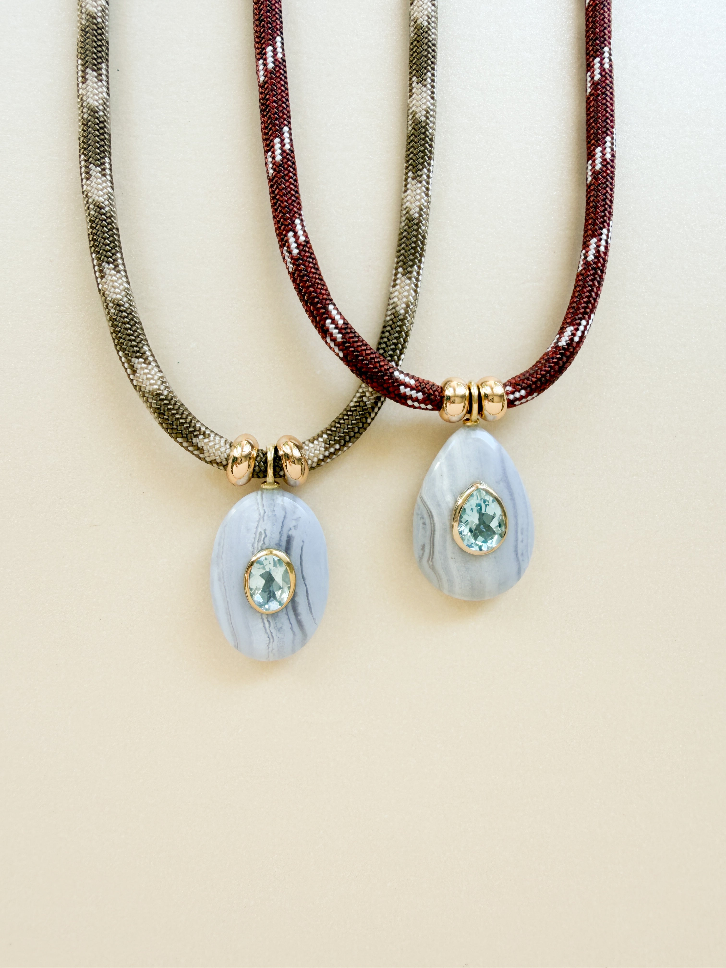 Luxe POWER Cord / Blue Lace Agate [DROP NO. 2]