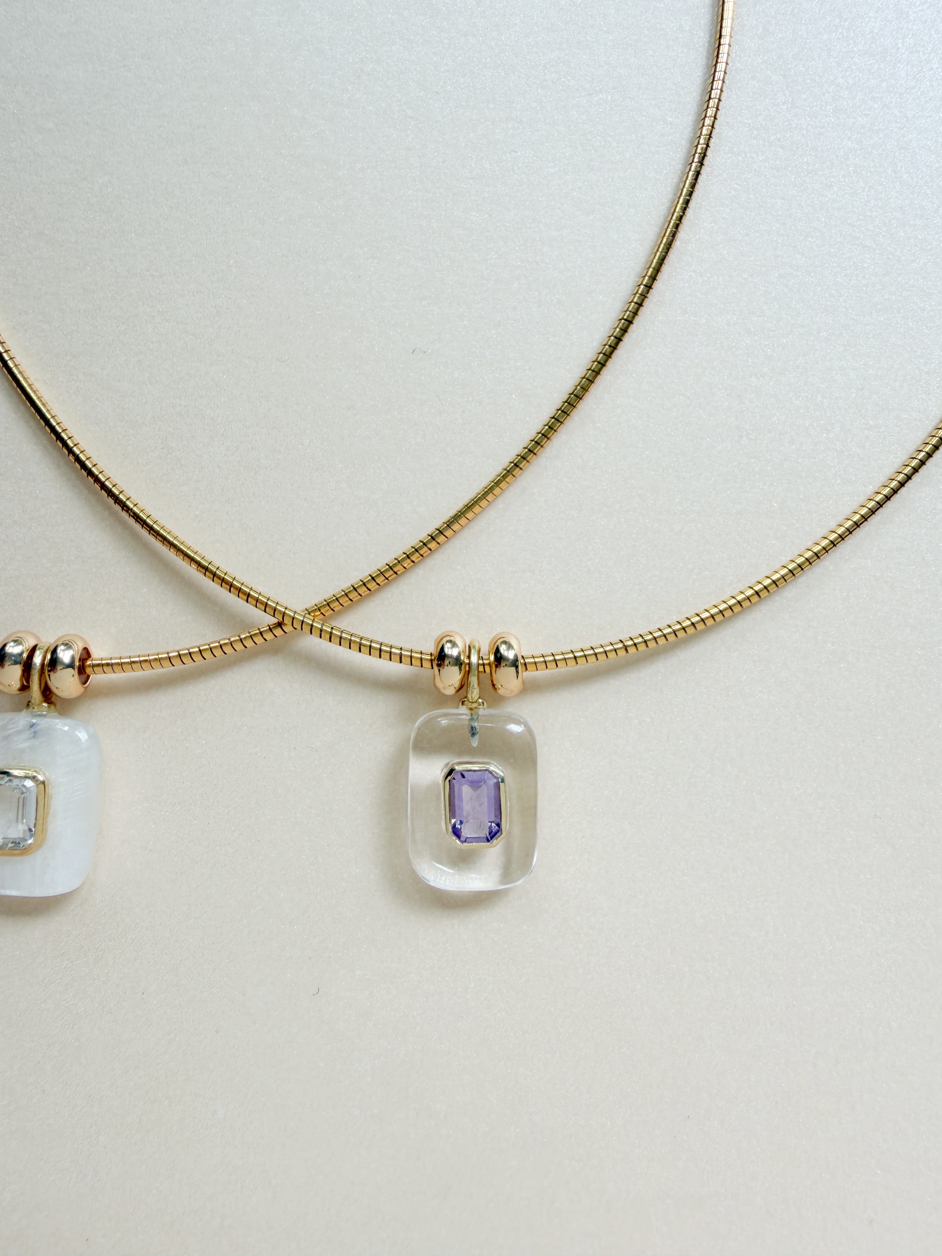 OMEGA EMERALD NECKLACE