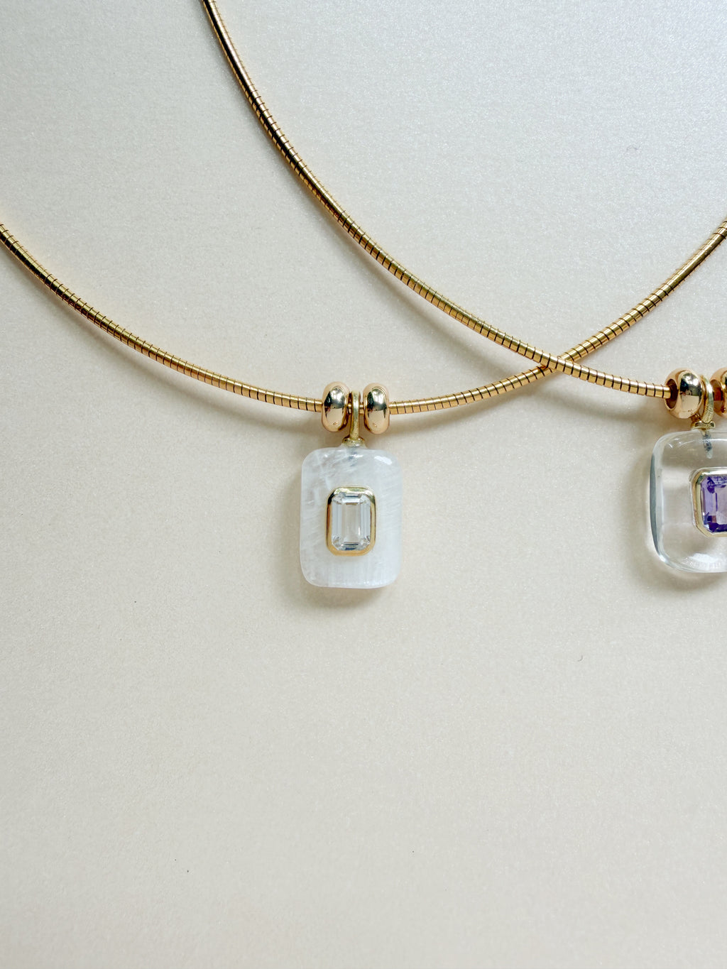 OMEGA EMERALD NECKLACE