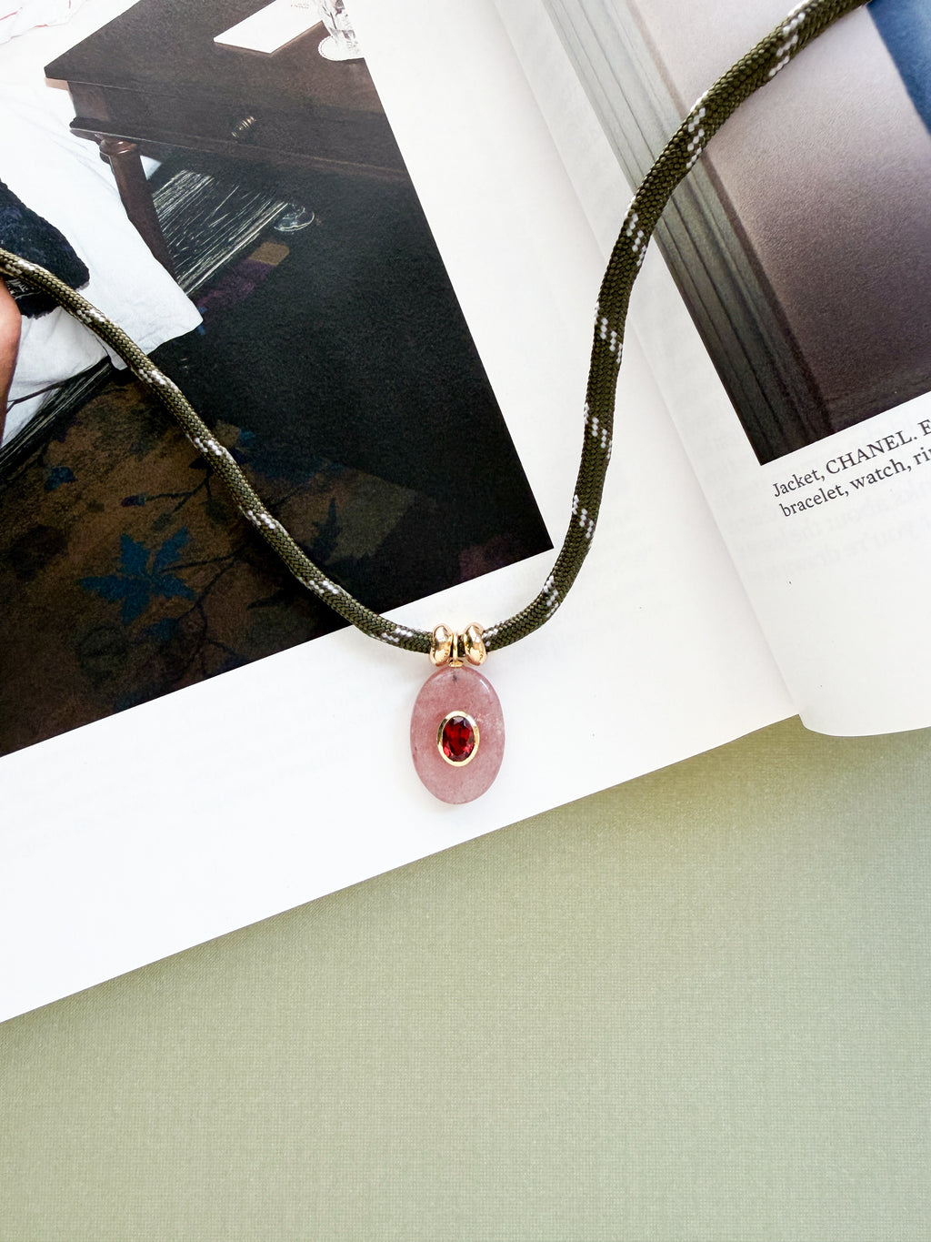 Luxe POWER Cord / STRAWBERRY QUARTZ [DROP NO. 2]