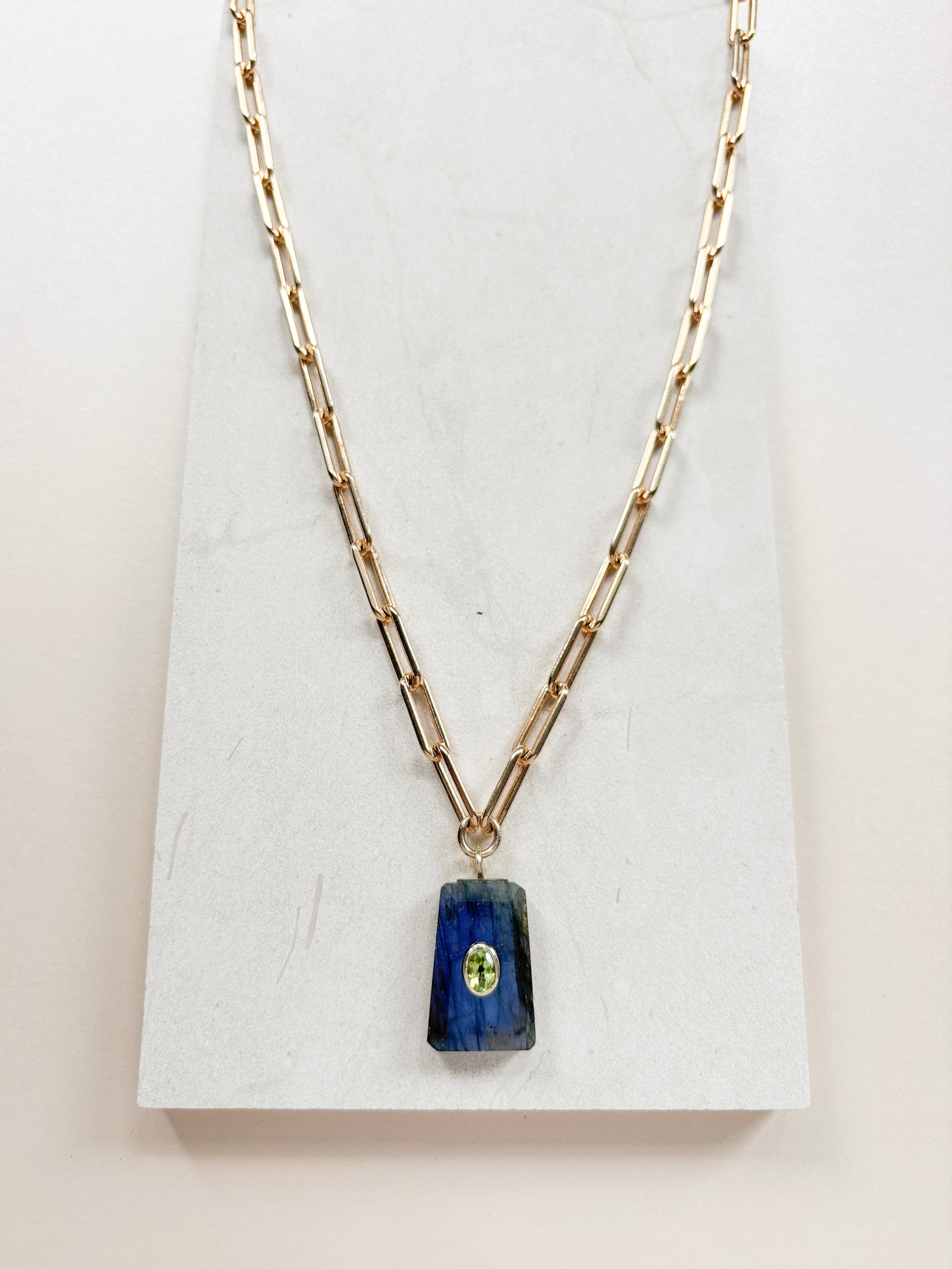 Peridot Eclipse Necklace