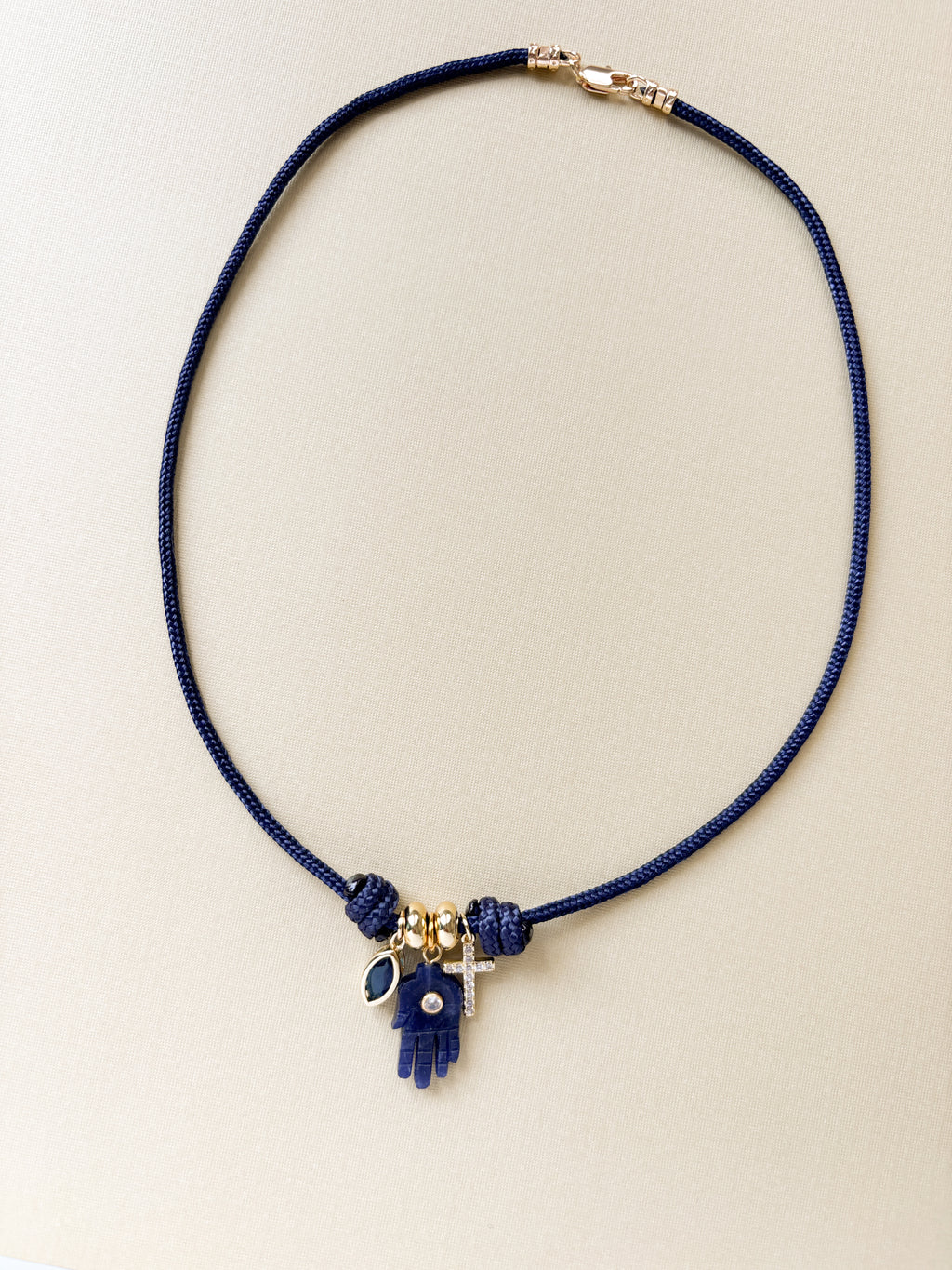 Hamsa Charm Necklace