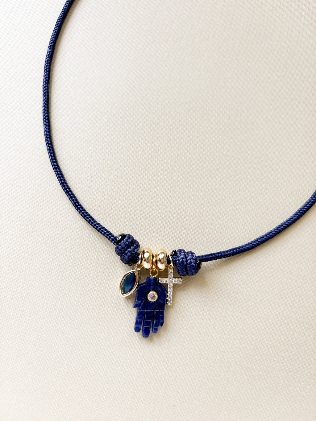 Hamsa Charm Necklace