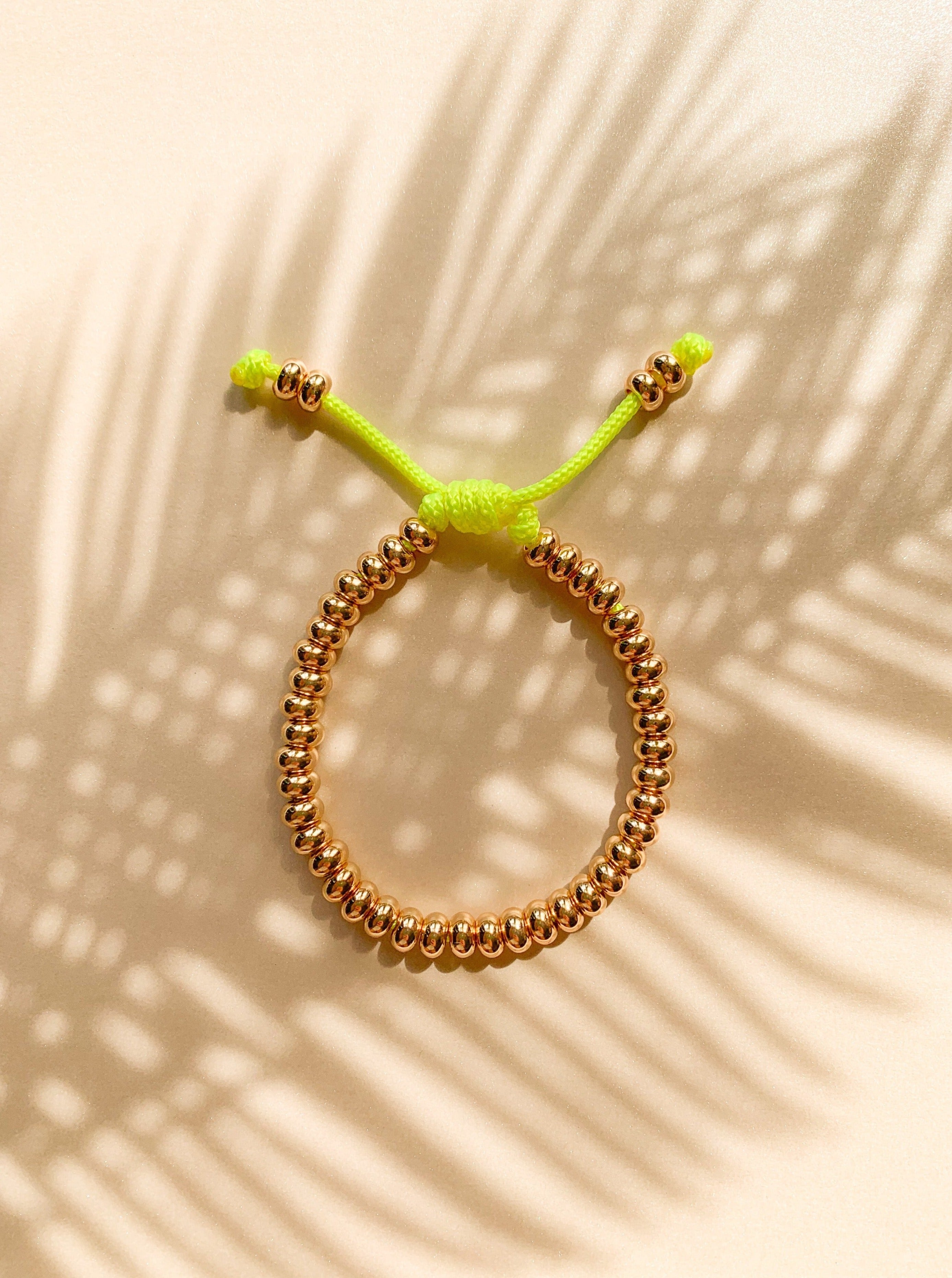 NEON YELLOW GLOW BRACELET