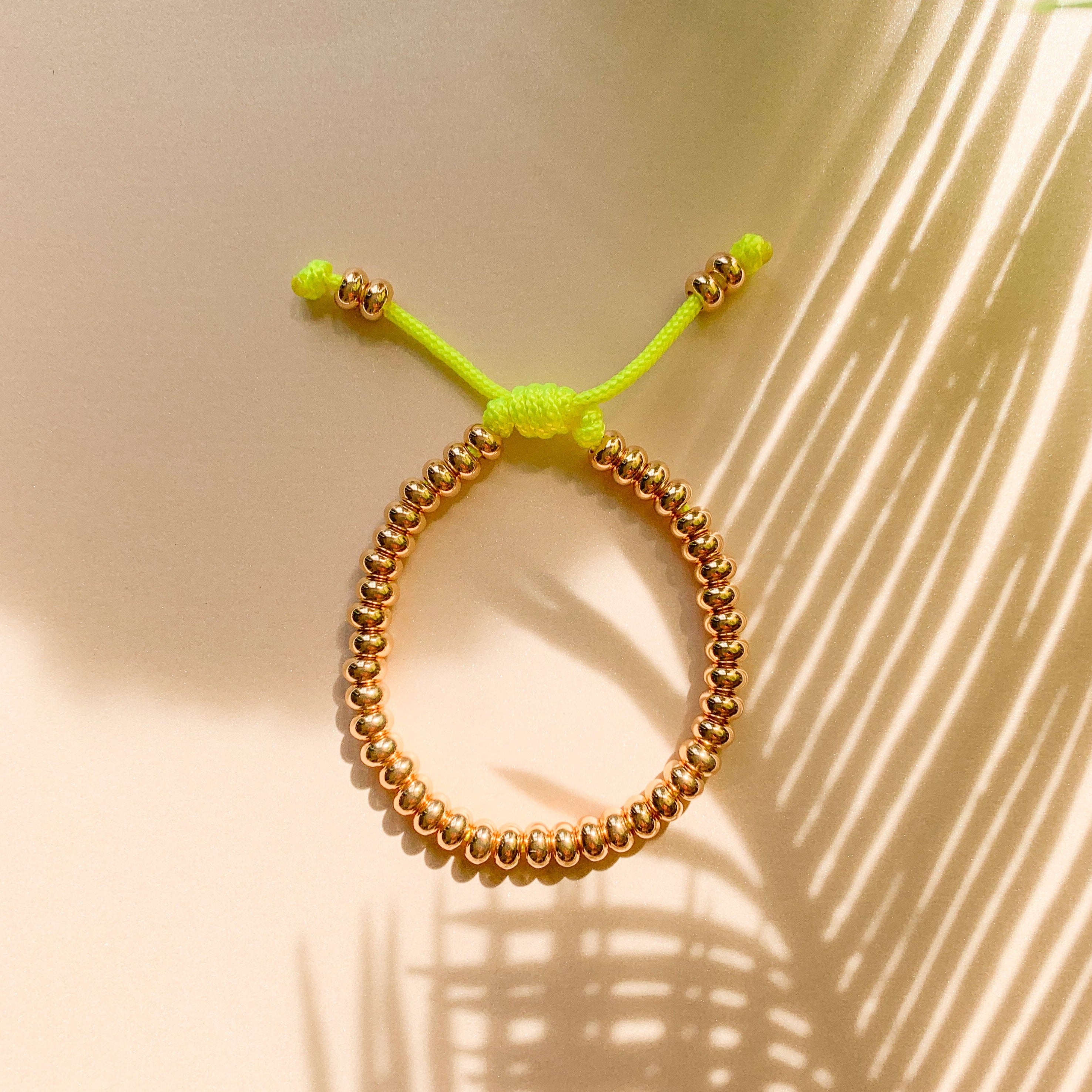 NEON YELLOW GLOW BRACELET