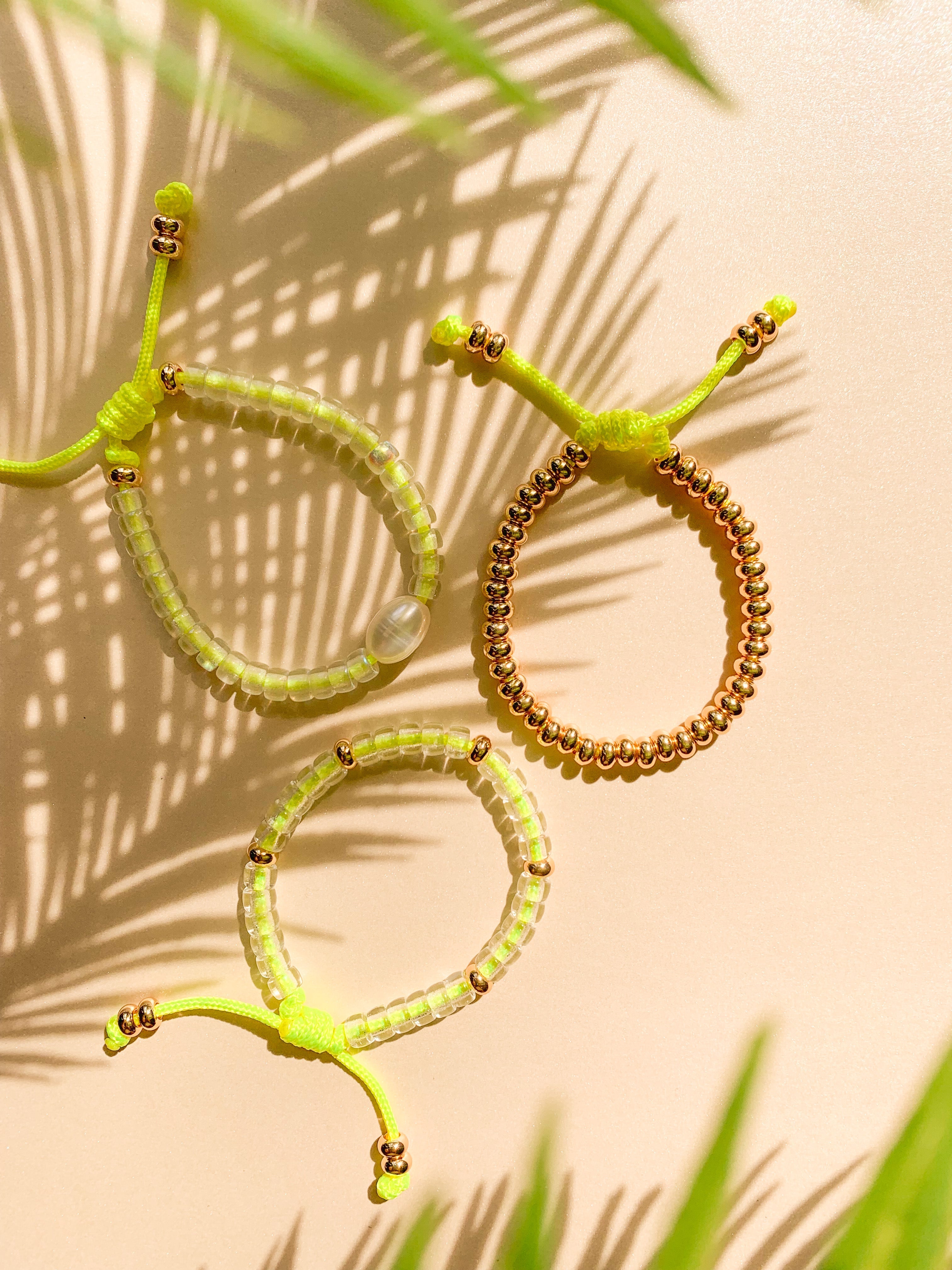 NEON YELLOW GLOW BRACELET